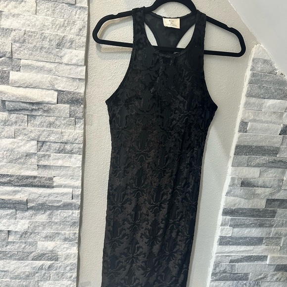 Pins & Needles Black Sleeveless Halter Midi Dress - Picture 10 of 12